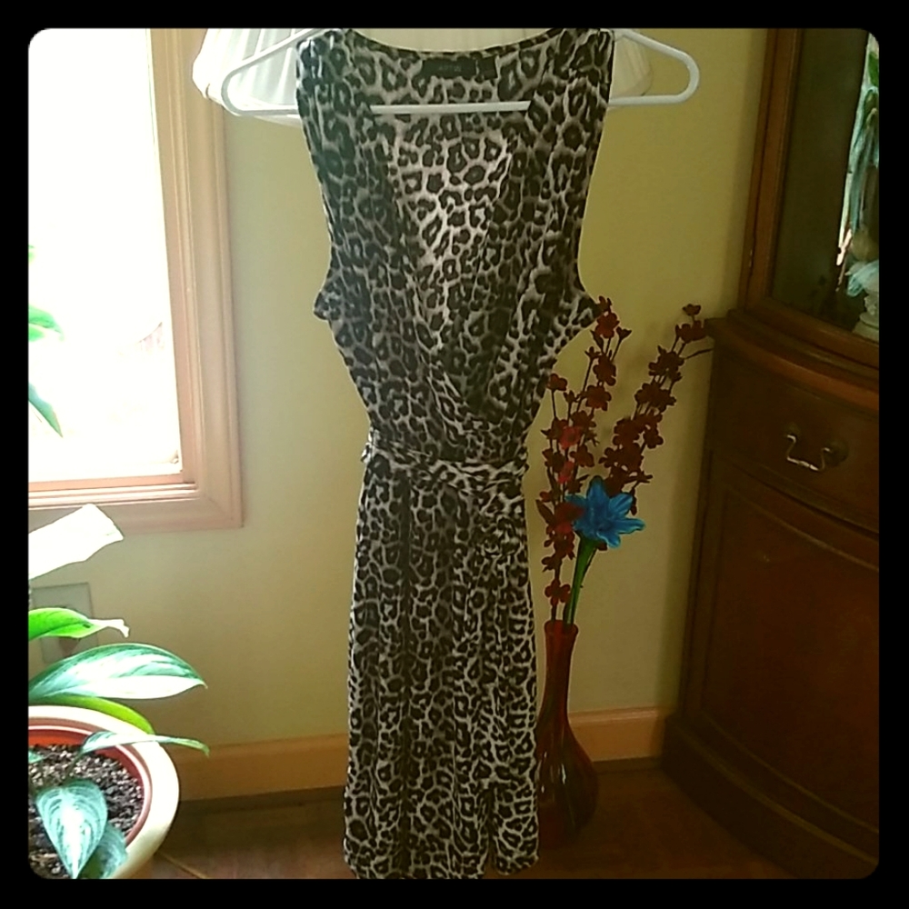 Leopard print dress